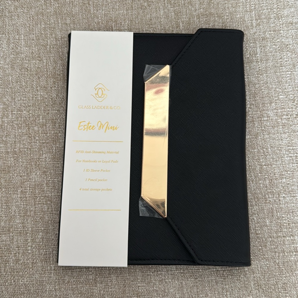 Glass Ladder & Co Estee Mini portfolio clutch - NWT